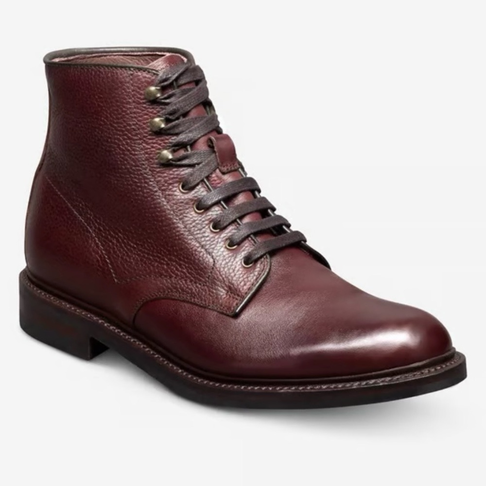 Allen Edmonds Higgins Mill Weatherproof Mens Boot Burgundy Chromexcel Leather 9